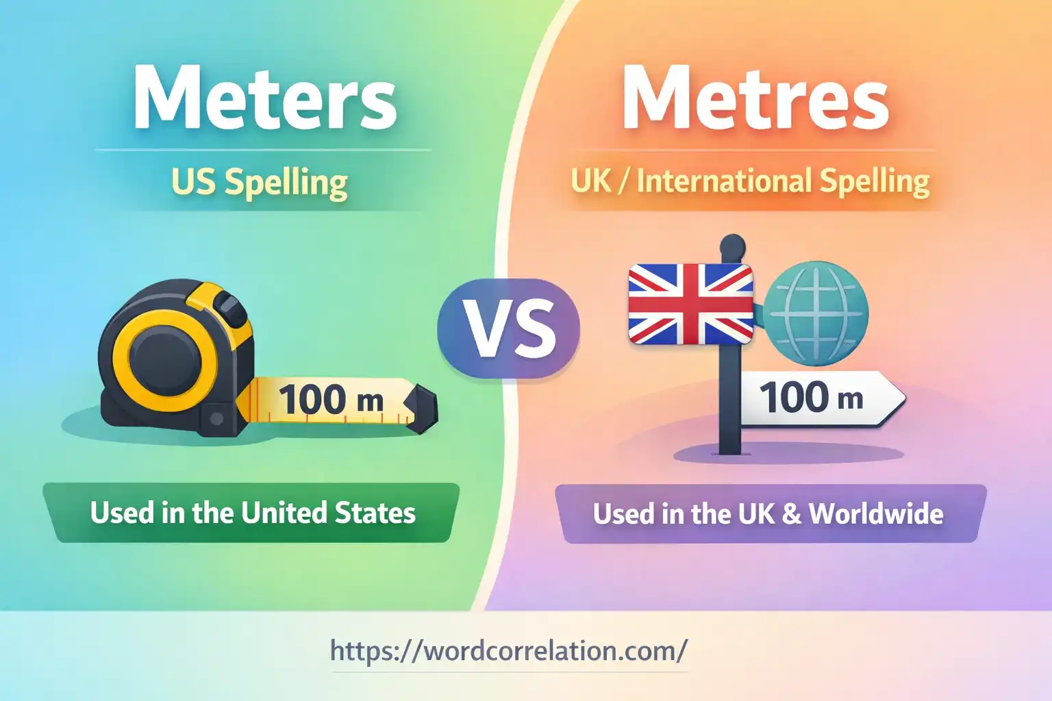 Meters or Metres