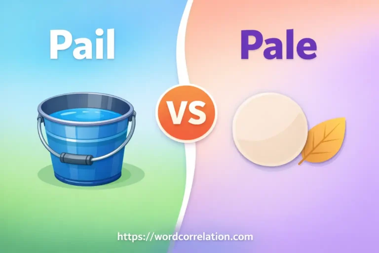 pail or pale