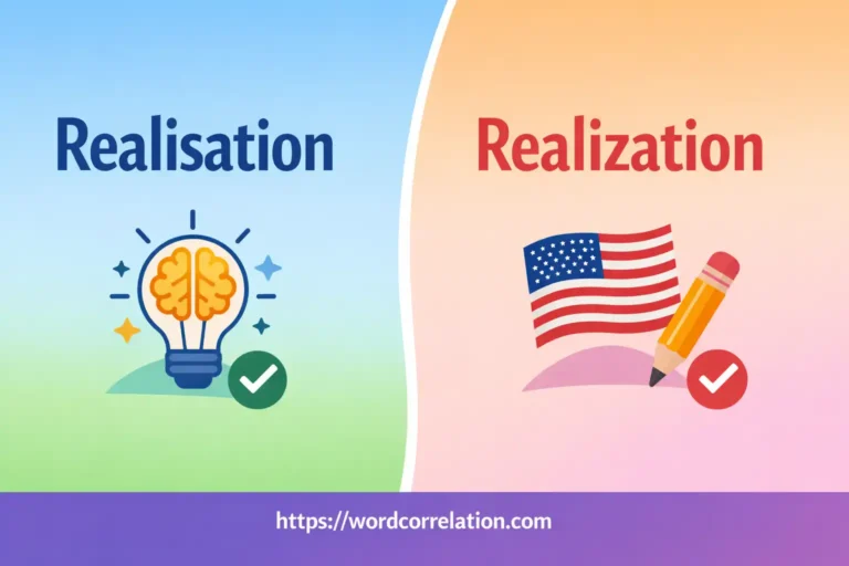 Realisation or Realization