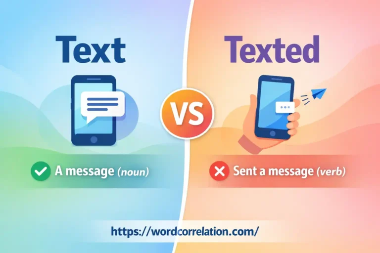 Text or Texted