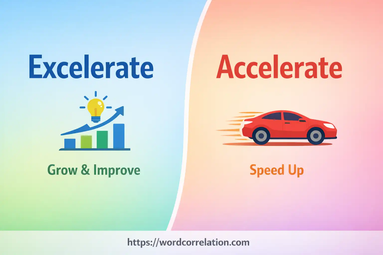 excelerate or accelerate