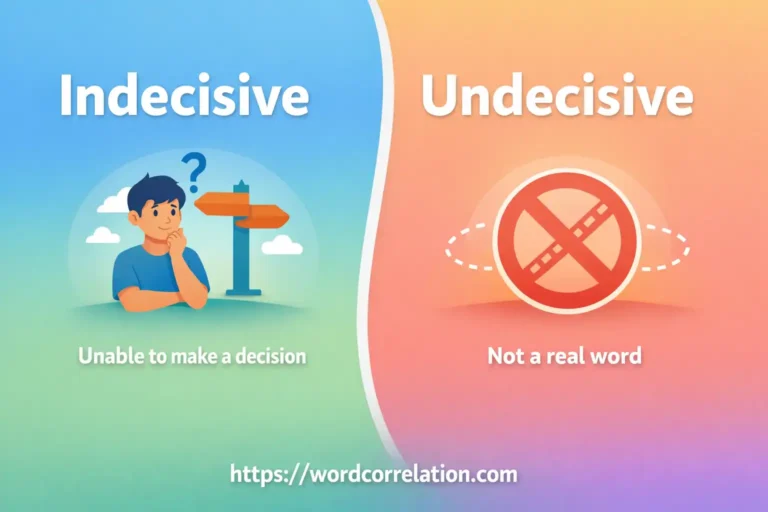 Indecisive or Undecisive