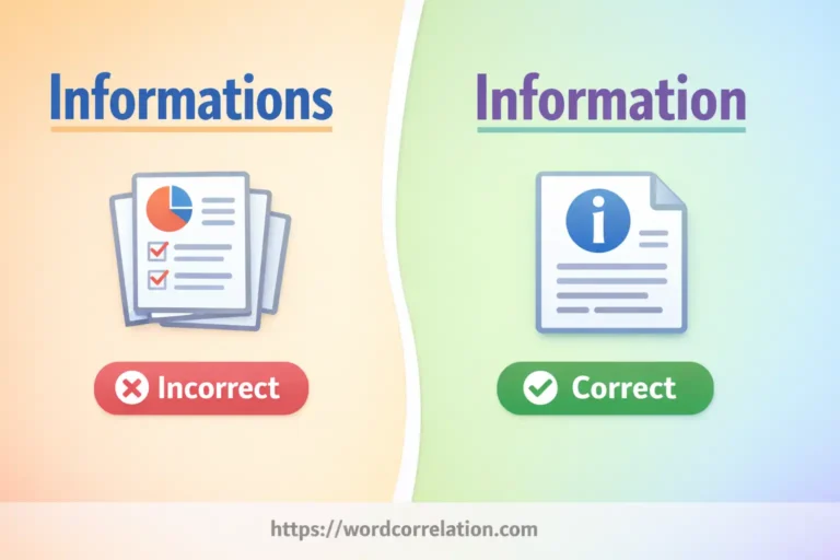 Informations or Information