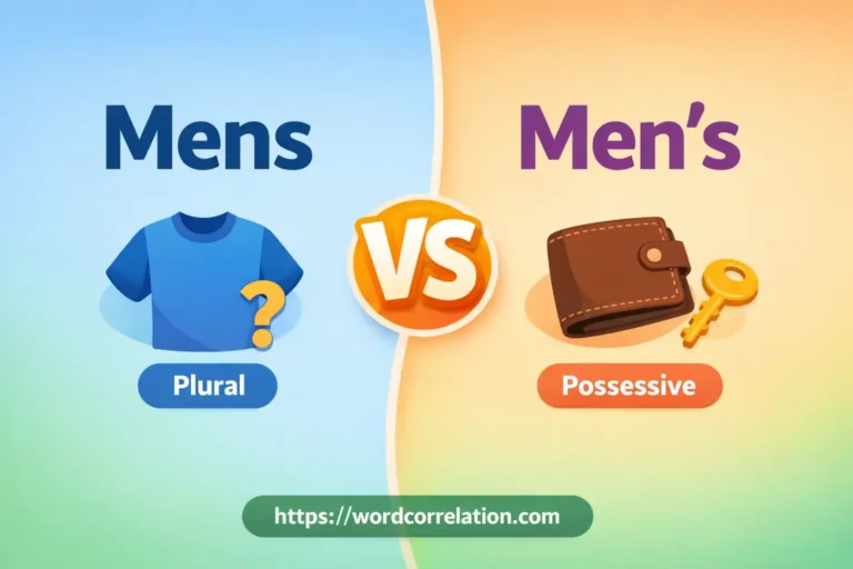 mens or men's