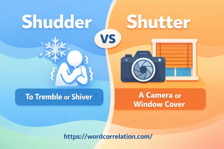 Shudder or Shutter