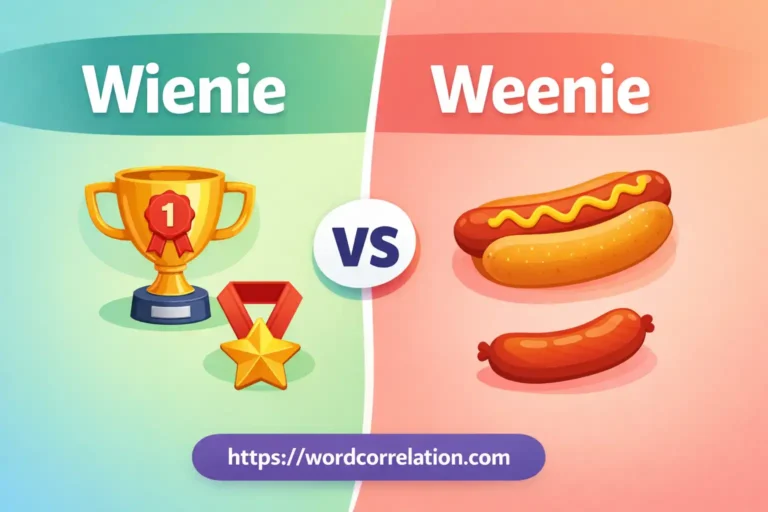 wienie or weenie