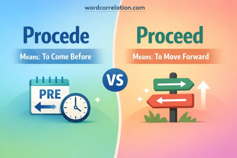 Proceed or Procede