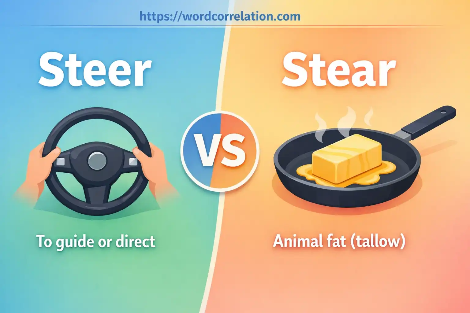 steer vs stear