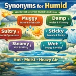 synonyms for humid