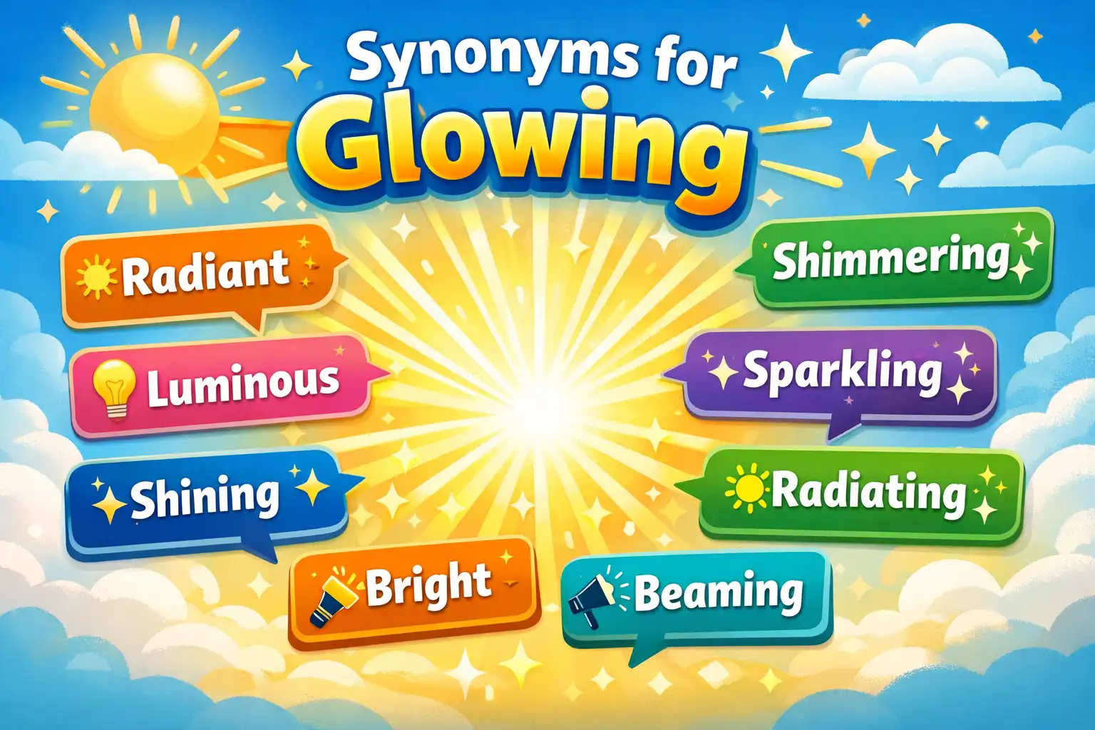synonyms of shining