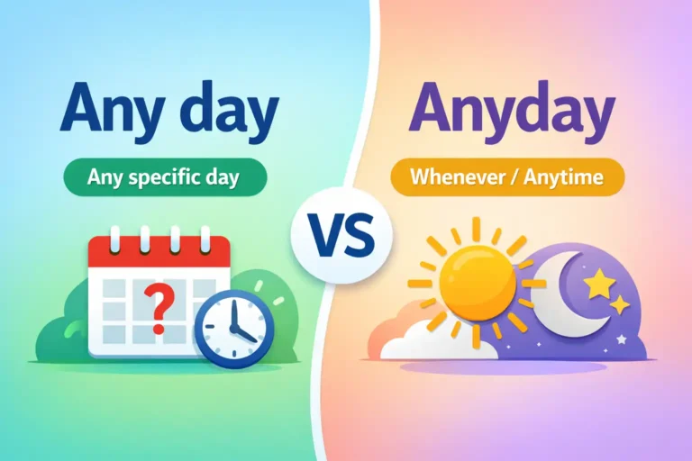 any day vs anyday