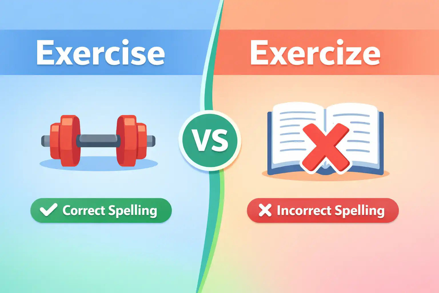 exercise vs exercize
