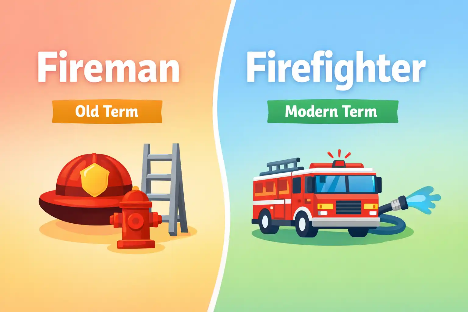 fireman vs firefighter