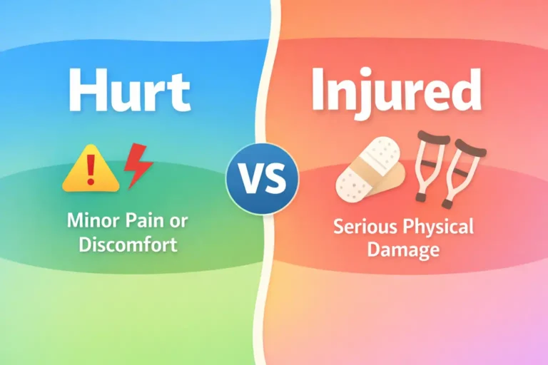 hurt vs injured