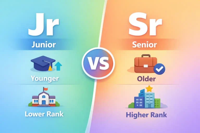 jr vs sr