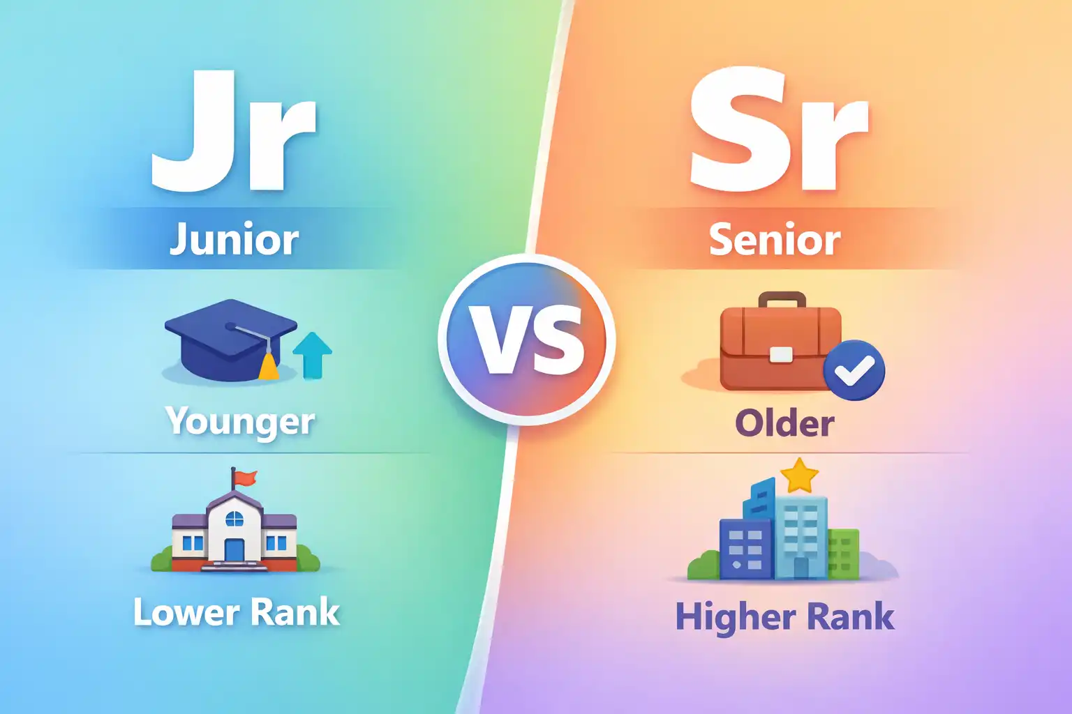 jr vs sr