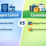 passport control vs customs