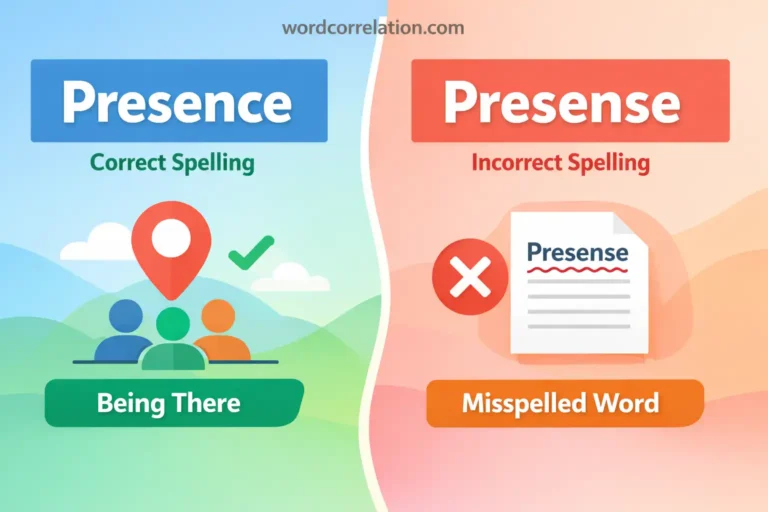 presence vs presense