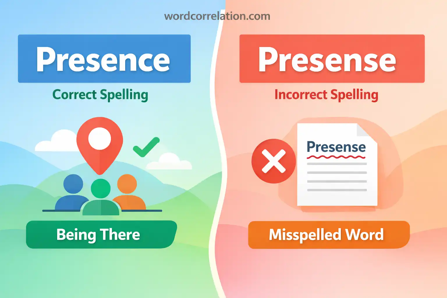 presence vs presense