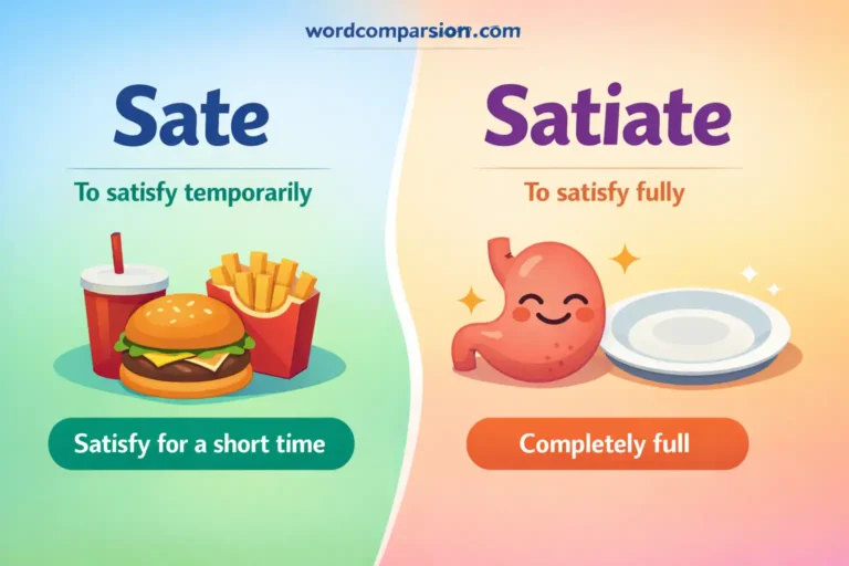 sate vs satiate