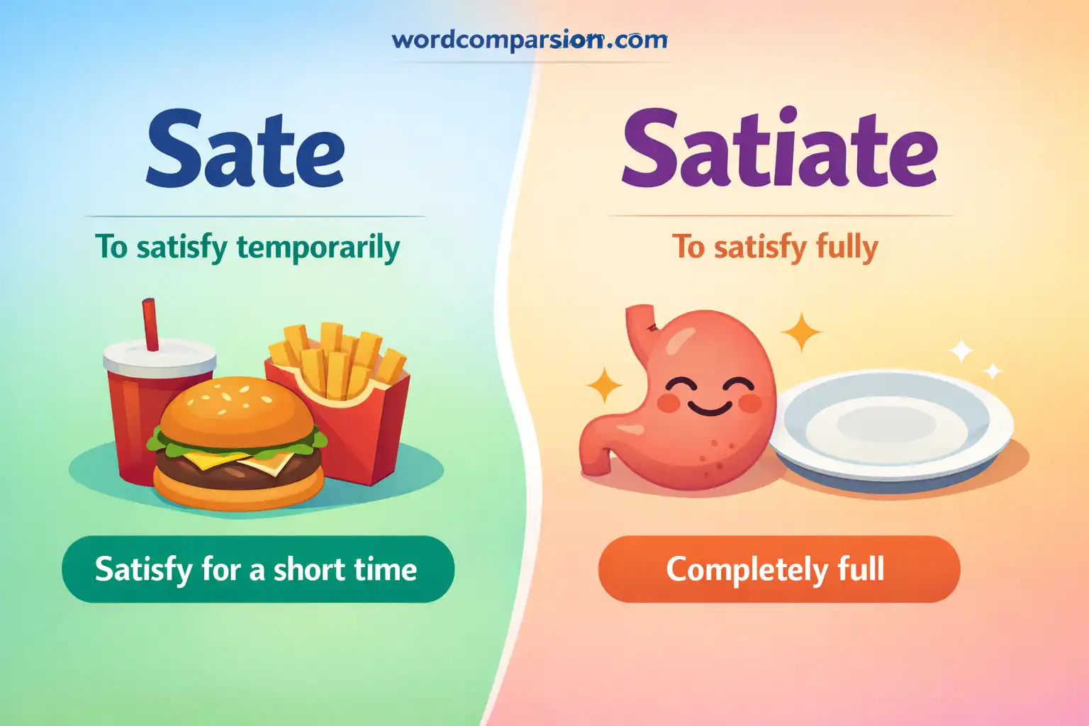 sate vs satiate