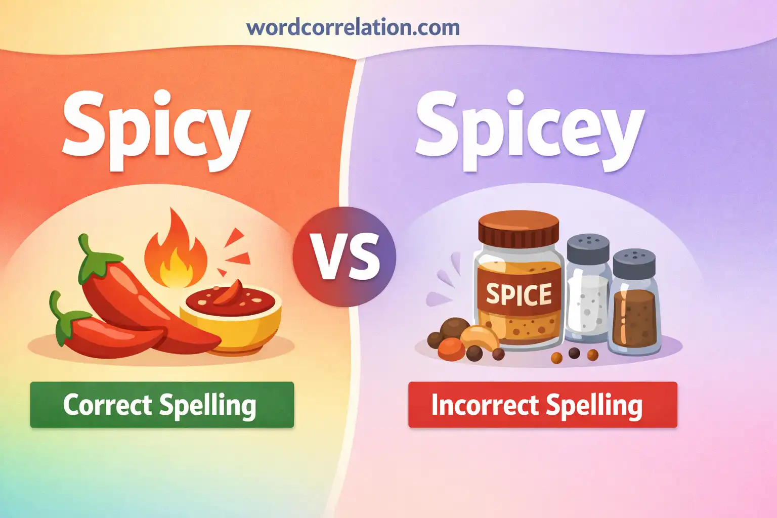 spicy vs spicey