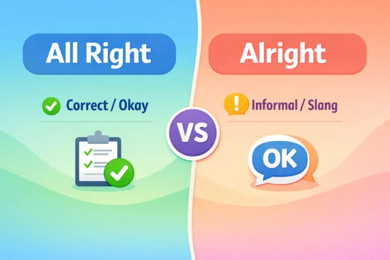 all right vs. alright