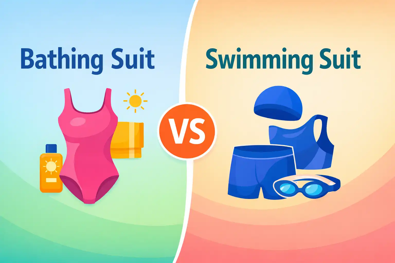 bathing suit vs swimming suit