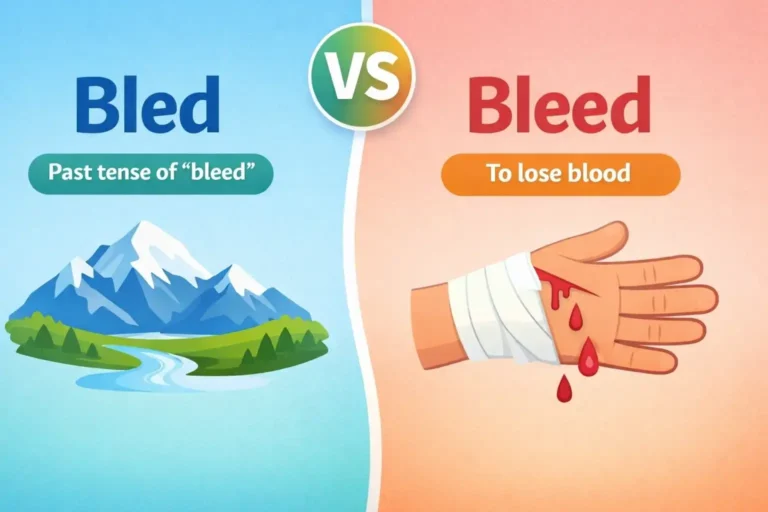 bled vs bleed