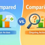 compared vs comparing