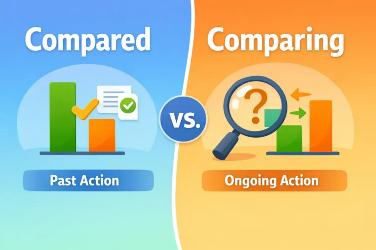 compared vs comparing