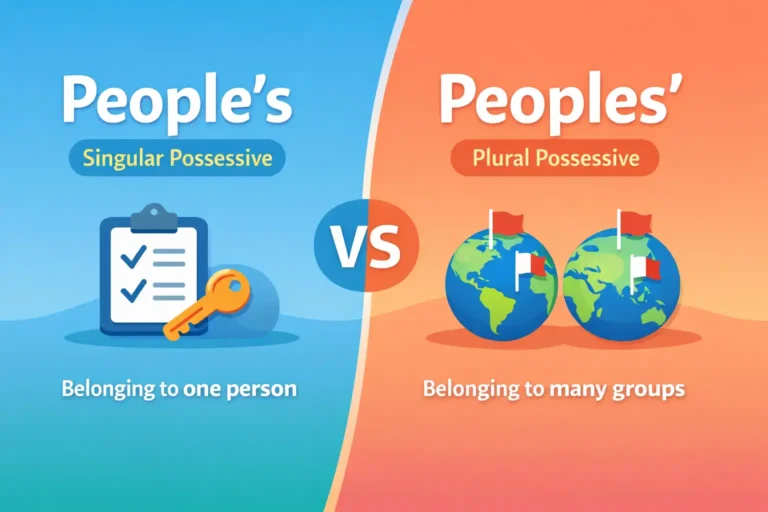 people's vs. peoples'