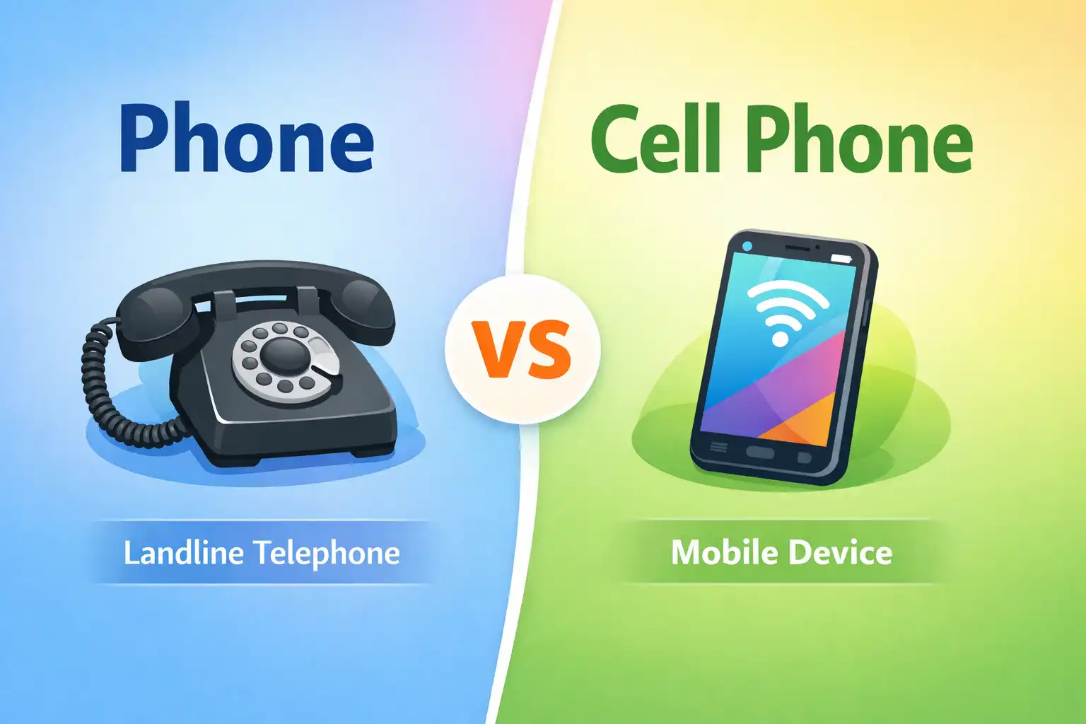 phone vs cell phone
