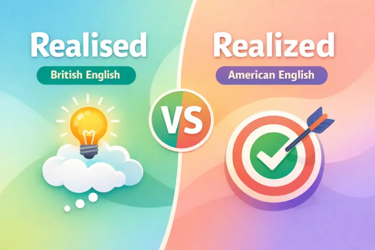 realised vs realized