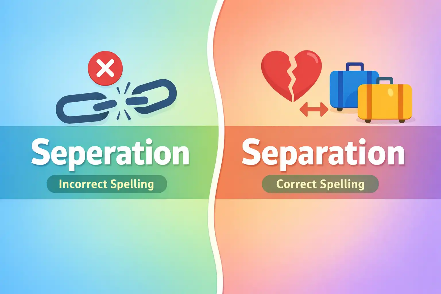 seperation vs separation