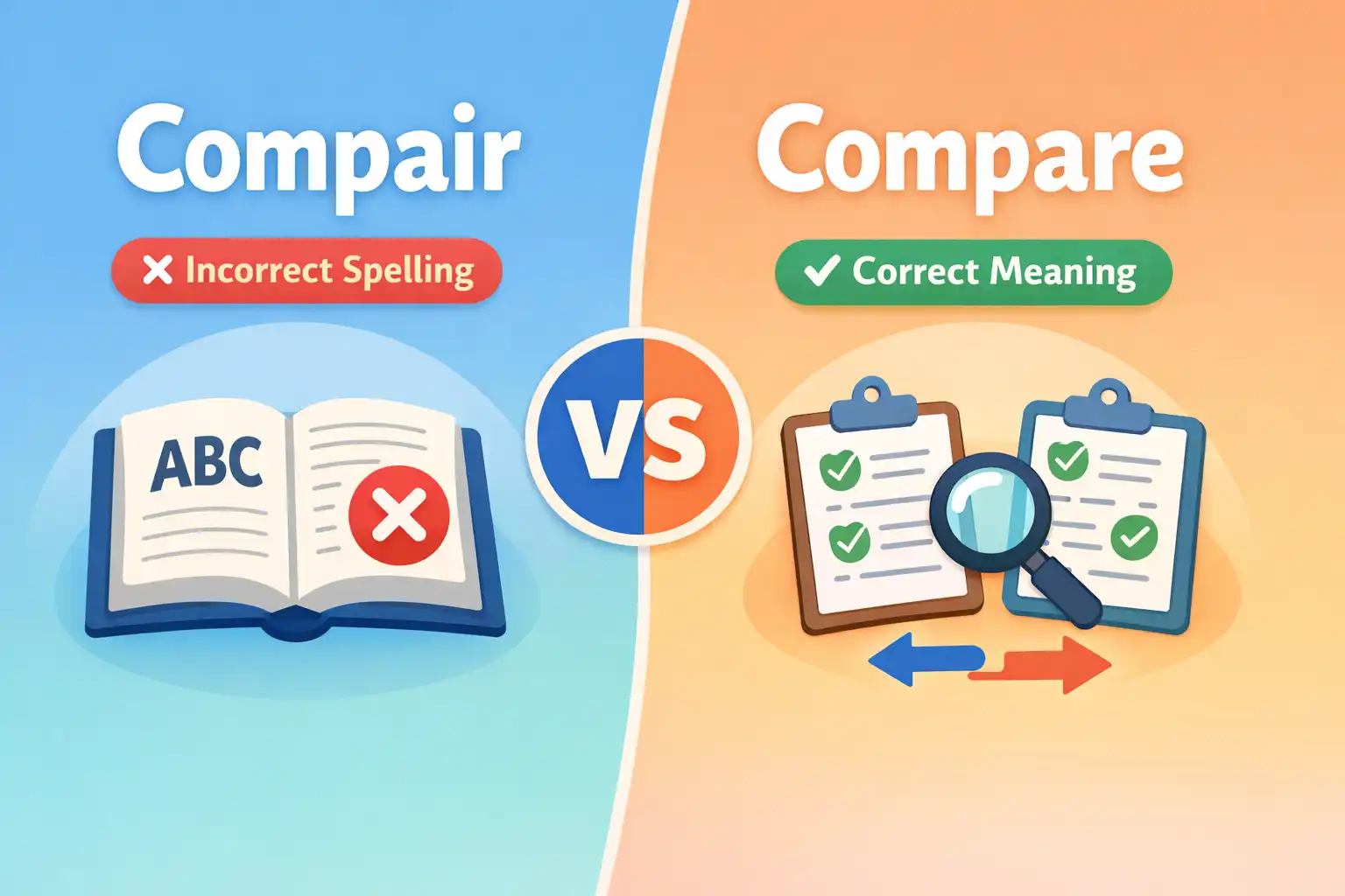 compair vs compare