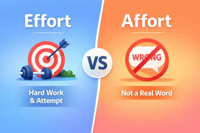 effort vs affort
