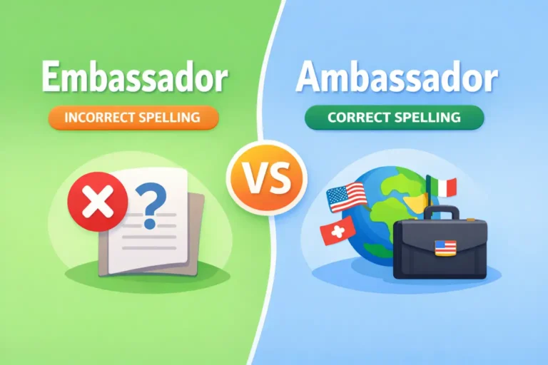 embassador or ambassador