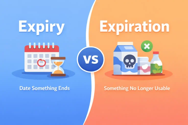 expiry vs expiration