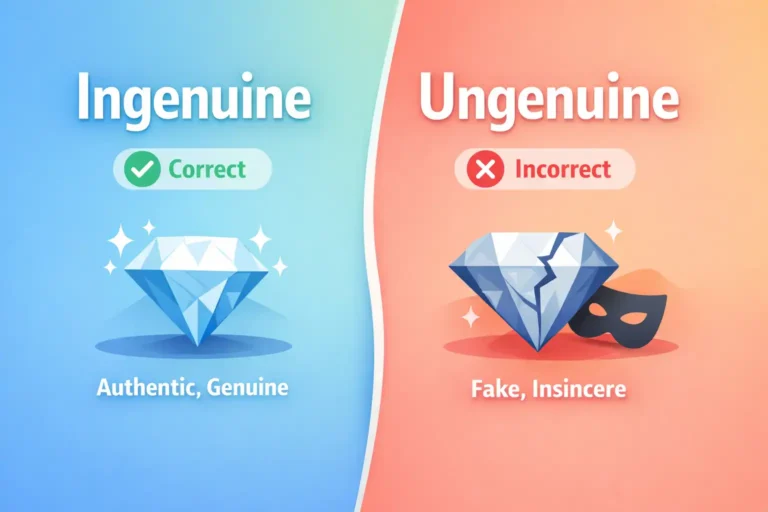 ingenuine or ungenuine