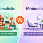 minimalistic vs minimalist
