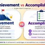 achievement vs accomplishment