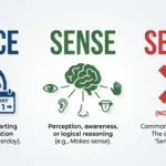 since vs sense vs sence