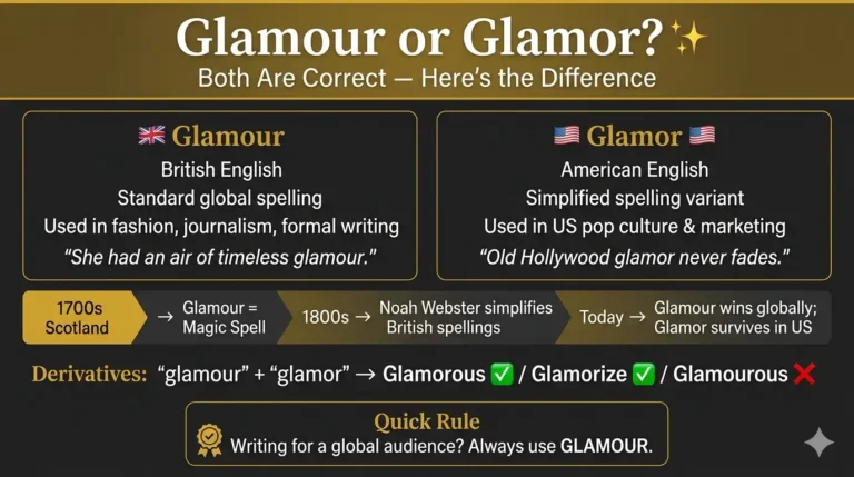 glamour or glamor