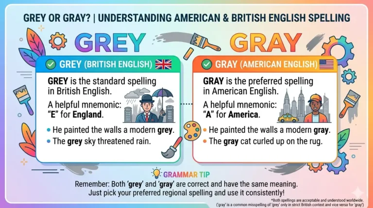 Grey or Gray