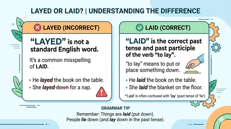 Layed or Laid