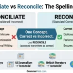 reconciliate vs reconcile