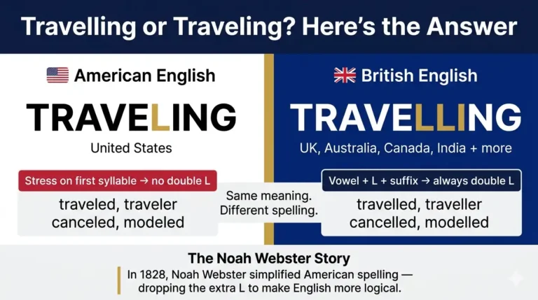 travelling or traveling spelling
