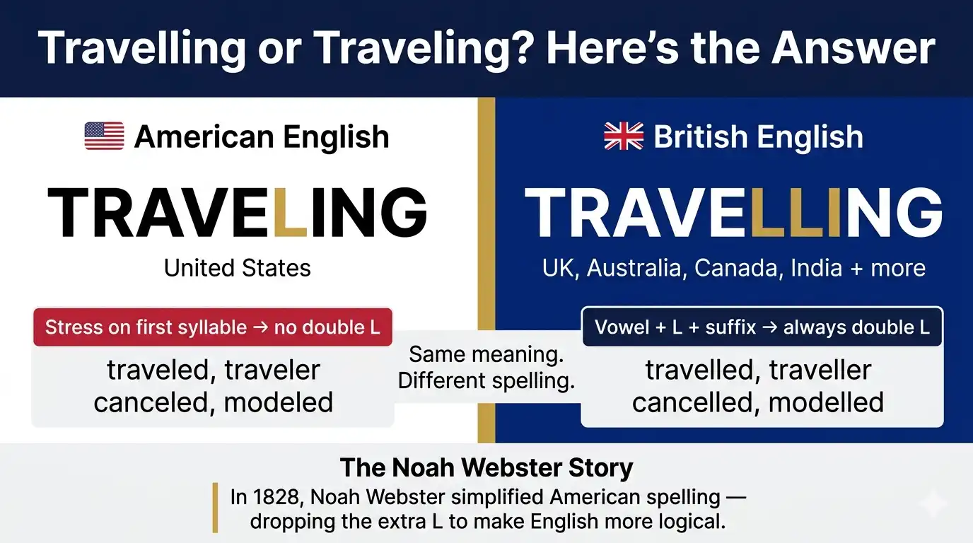 travelling or traveling spelling