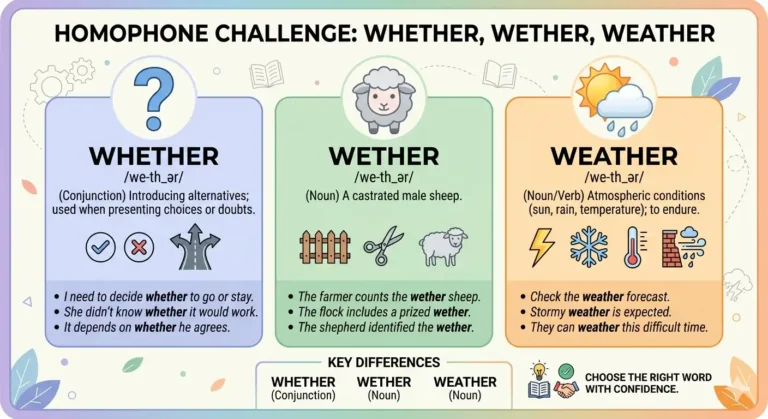 whether or wether
